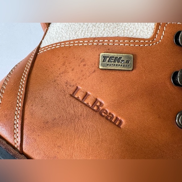 LL Bean TEK 2.5 Knifes Edge Mt Katahdin Vibram Waterproof Leather Hiking Boots 7 - Picture 6 of 13